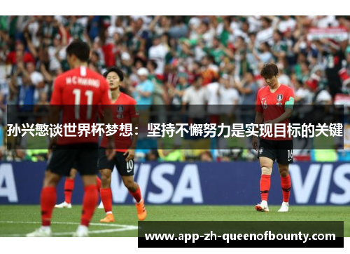 孙兴慜谈世界杯梦想：坚持不懈努力是实现目标的关键